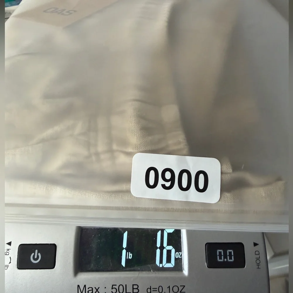 OAS Beige Cargo Linen Pants Size S #0060